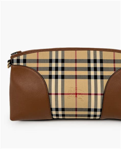 Burberry Small Check Chichester Clutch 